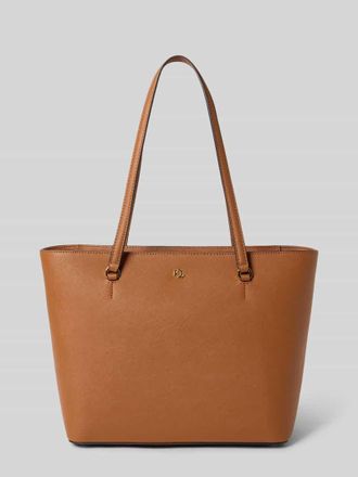 Lauren Ralph Lauren Shopper aus echtem Rindsleder Modell KARLY in Cognac, Gr&ouml;&szlig;e 1