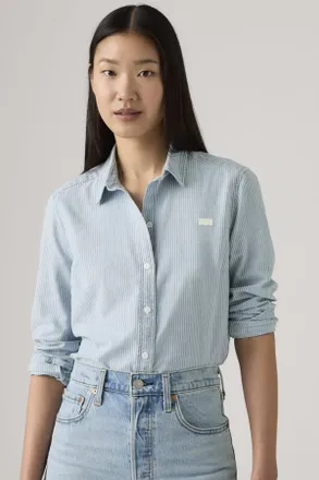 Levi's Camisa Classic - Mujer - XL - Azul / Tangled Up In The Blue