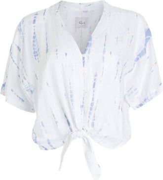 Rails Womens Thea Blouse In Cloud Tie Dye