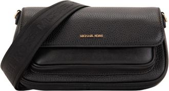 Michael Kors Crossbody Tas van Glad Leer - Dames - Schoudertassen - Zwart - ONE Size - Leer - Tassen