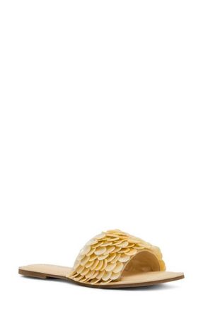 Anne Klein Brianne Slide Sandal in Ivory Shells at Nordstrom, Size 7.5