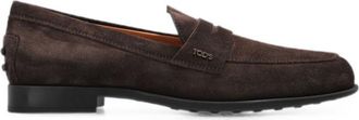Tod's Brown Slip On Loafers
