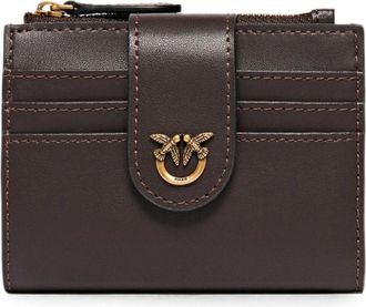 Pinko Pinko, Accessoires, Dames, Bruin, ONE Size, Portefeuilles & Porte-cartes
