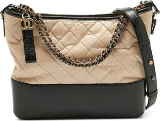 Chanel Borsa a spalla Gabrielle media - Toni neutri