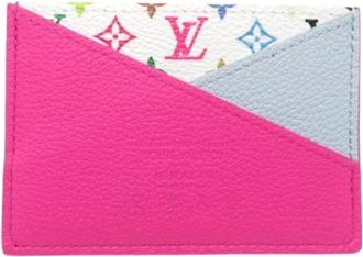 Louis Vuitton Pre-owned Wallets, female, Multicolor, Size: ONE SIZE Pre-owned Vintage Monogram Multicolore Card Case