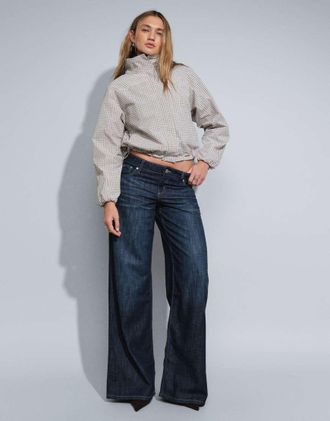 Cotton On jeans ampi a vita bassa in bondi blue
