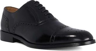 Dune London Soldiers Cap Toe Wingtip Oxford in Black at Nordstrom, Size 10Us