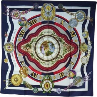 Herm&egrave;s Pre-owned Foulard in Seta - - Pre-owned - Donna - Multicolore - ONE SIZE