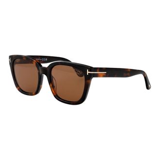 Tom Ford Haylay Zonnebril - unisex - Zonnebrillen - Bruin - 53 MM - Accessoires