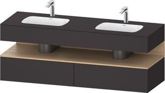 Duravit Qatego Lavabo Encastrado Con Base De Lavabo Consola, - Duravit