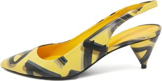 Burberry Pumps Morson con cinturino posteriore - Giallo