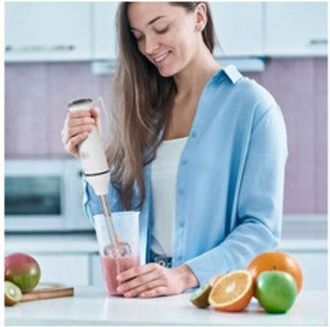 Black+Decker Black+decker - Batidora De Mano Bxhba750e 750w 20 Velocidades Ajustables Funci&oacute;n Turbo Cuchillas Acero Inoxidable Dise&ntilde;o Anti Splash Libre De Bpa Acce