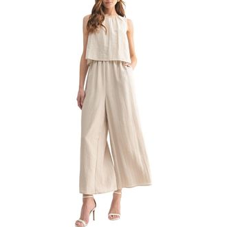 Mila Mae Popover Tank Jumpsuit in Taupe at Nordstrom Rack, Size X-Small