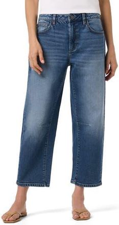 Joe's High Waist Crop Barrel Leg Jeans in Josephine at Nordstrom Rack, Size 23