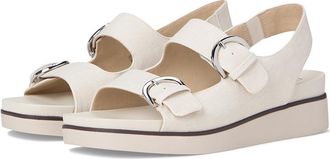 Life Stride Goodie Womens Sandals Bone Faux Leather : 5.5 M (B)