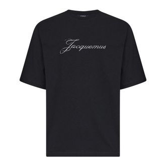 Jacquemus Le T-shirt - male - Jacquemus - T-Shirts - Black - 2XL - Tops