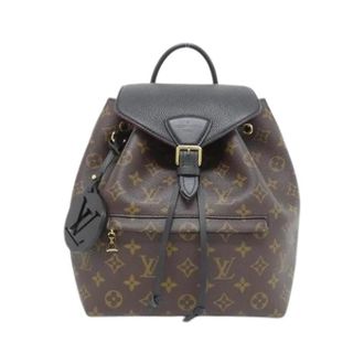 Louis Vuitton Pre-owned Vintage Monogram Rugzak - Dames - Vintage Rugzakken - Bruin - ONE Size - Leer - Vintage