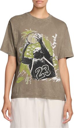 Nike Jordan Flight Cotton Graphic T-Shirt in 247 Khaki/sail at Nordstrom, Size X-Small