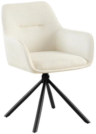 Clp Silla De Tela Tipton Crema
