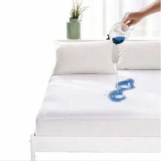 OEM Protector De Colch&oacute;n Impermeable De 160x200 Cm - Anti&aacute;caros Y Antimoho - Algod&oacute;n Suave Con Pel&iacute;cula De Poliuretano - Lavable A M&aacute;quina