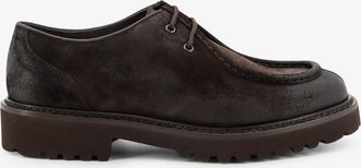 Doucal's Stringate Commander in suede - DOUCALS - gender_Man