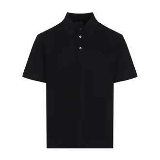 Givenchy Polo Shirts, male, Black, L, Black T-Shirt with Polos