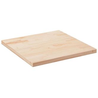 vidaXL Piano Tavolo 90x90x2,5 cm in Legno Massello di Pino Quadrato - Vidaxl
