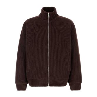 Carhartt Work in Progress Banley Sweater Jacket - Heren - Truien - Bruin - Maat: L Wol