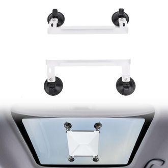 Infinite Potente Supporto Portatile Per Mini Ricevitore Di Segnale Con Ventosa Bianca Per Tetto/tetto Apribile In Vetro, Acciaio/abs
