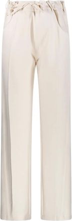 Darkpark Straight broek met trekkoorden - Wit