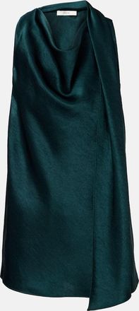 Vince Scarf-detail satin top