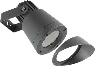 Leds - C4 Ledkia - Leds-C4 Hubble Aluminium - 1 Light Outdoor Spotlight Urban Grey IP65, GU10