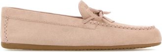 Miu Miu Pink Suede Loafers