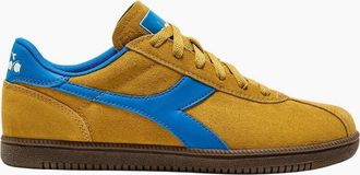 Diadora Mens Diadora GOLDEN SPICE /DIRECTOIRE BLUE Tokyo Trainer - Yellow - Size: 10