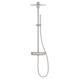 GROHE Euphoria SmartControl Cube Regendoucheset Opbouw- - hoofddouche 31cm - hannddouche staaf - supersteel