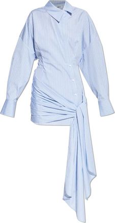 The Attico Kleedjes - Dames - Shirt Kleedjes - Blauw - XS - Kleedjes