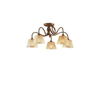 Netlighting (0039 002) Tentacle Ceiling 5 Light E14 Rustic Gold