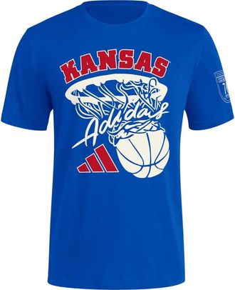 adidas Mens adidas Royal Kansas Jayhawks 70th Anniversary Basketball T-Shirt at Nordstrom, Size Xx-Large