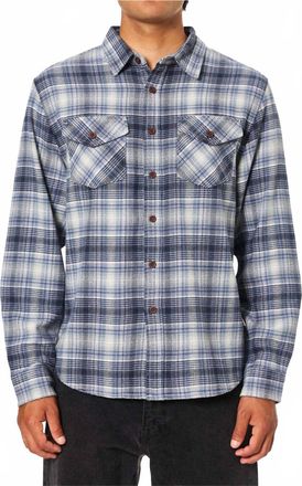 KATIN Sierra Flannel Shirt In Washed Blue