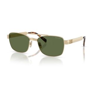 Miu Miu MU C52S Zonnebril - Dames - Accessoires - Geel - Maat: ONE Size