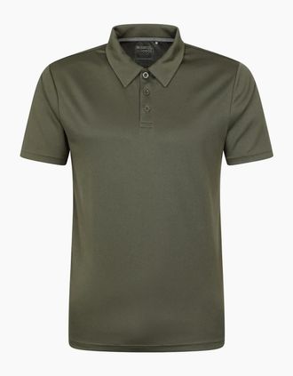 Mountain Warehouse Mens Mountain Warehouse Mens Endurance IsoCool Polo Shirt - Green - Size: 48