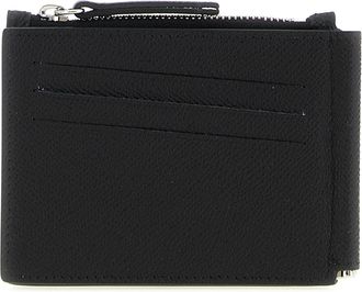Maison Margiela Mens Black Leather Wallet