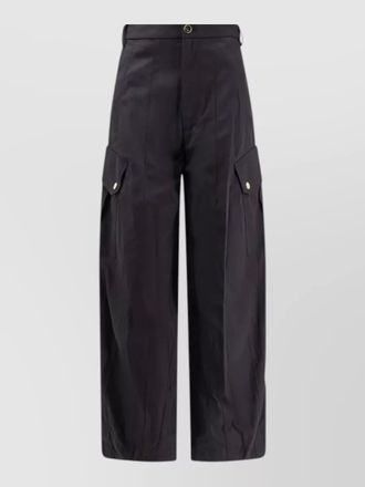 Pinko cotton wide-leg trousers