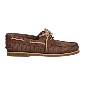 Timberland Schoenen, Heren, Bruin, 41 EU, Leer, Klassieke Bootschoen