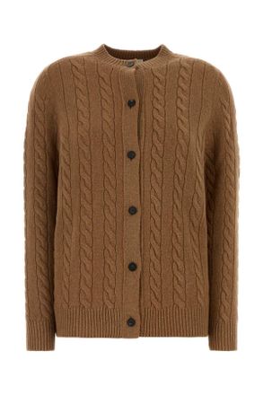The Row Biscuit Wool Loneke Cardigan