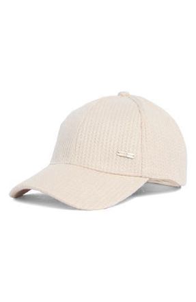 Steve Madden Knit Baseball Cap in Cream at Nordstrom Rack