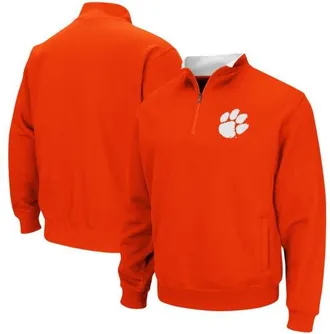Colosseum Mens Colosseum Orange Clemson Tigers Tortugas Logo Quarter-Zip Pullover Jacket at Nordstrom, Size Xx-Large