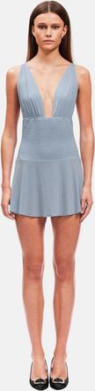 OW Collection ALBA Mini Dress in Light Blue at Nordstrom, Size Medium