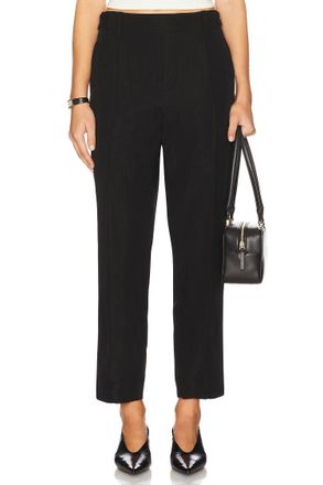 Vince Utility Tab Easy Pull On Pant In Black