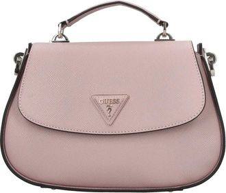 Guess Tassen, Dames, Roze, ONE Size, Leer, Flap Handbag